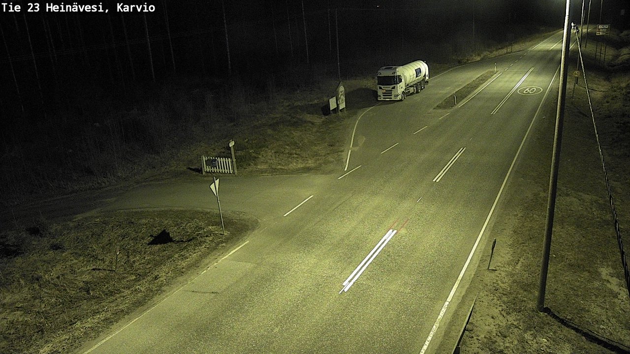 Weather Camera Image Road 23 Heinävesi, Karvio, Heinävesi, Pohjois-Karjala