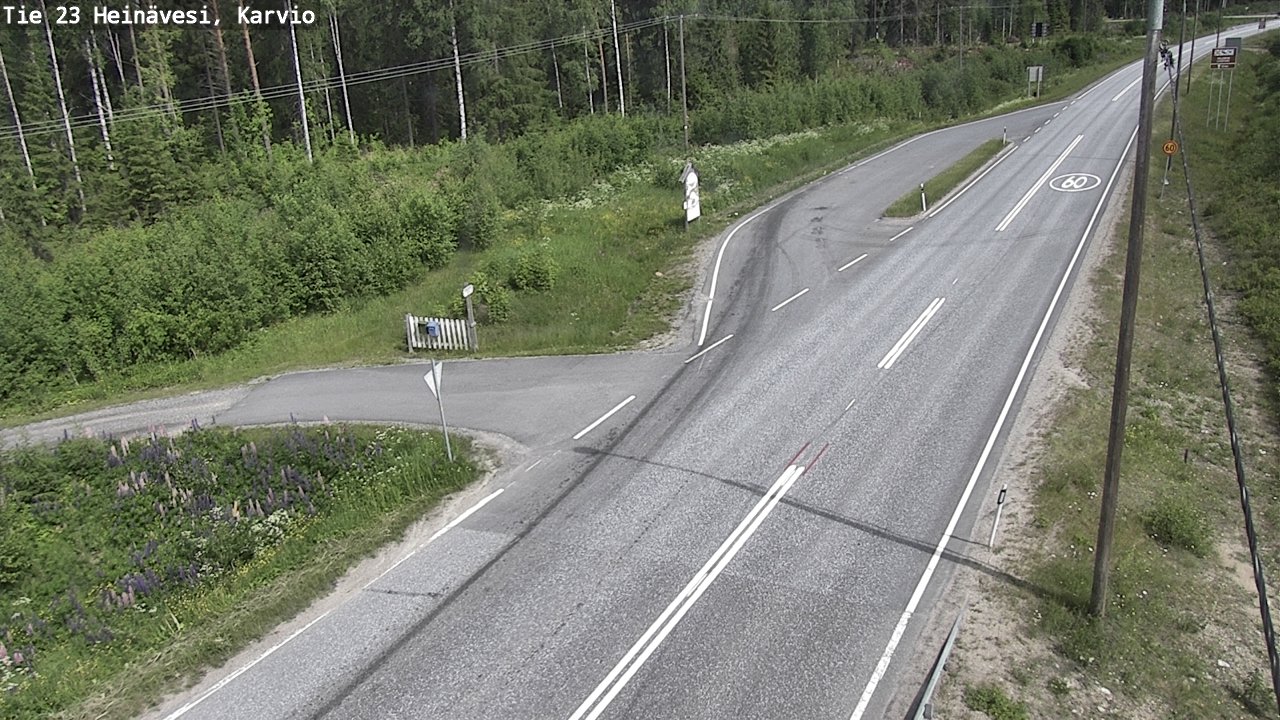 Kelikamerat Kuva Tie 23 Heinävesi, Karvio, Heinävesi, Pohjois-Karjala