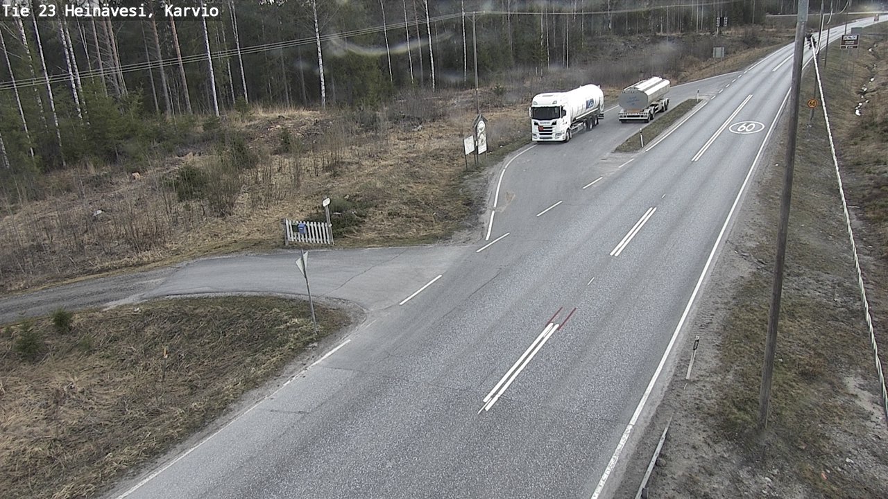 Kelikamerat Kuva Tie 23 Heinävesi, Karvio, Heinävesi, Pohjois-Karjala