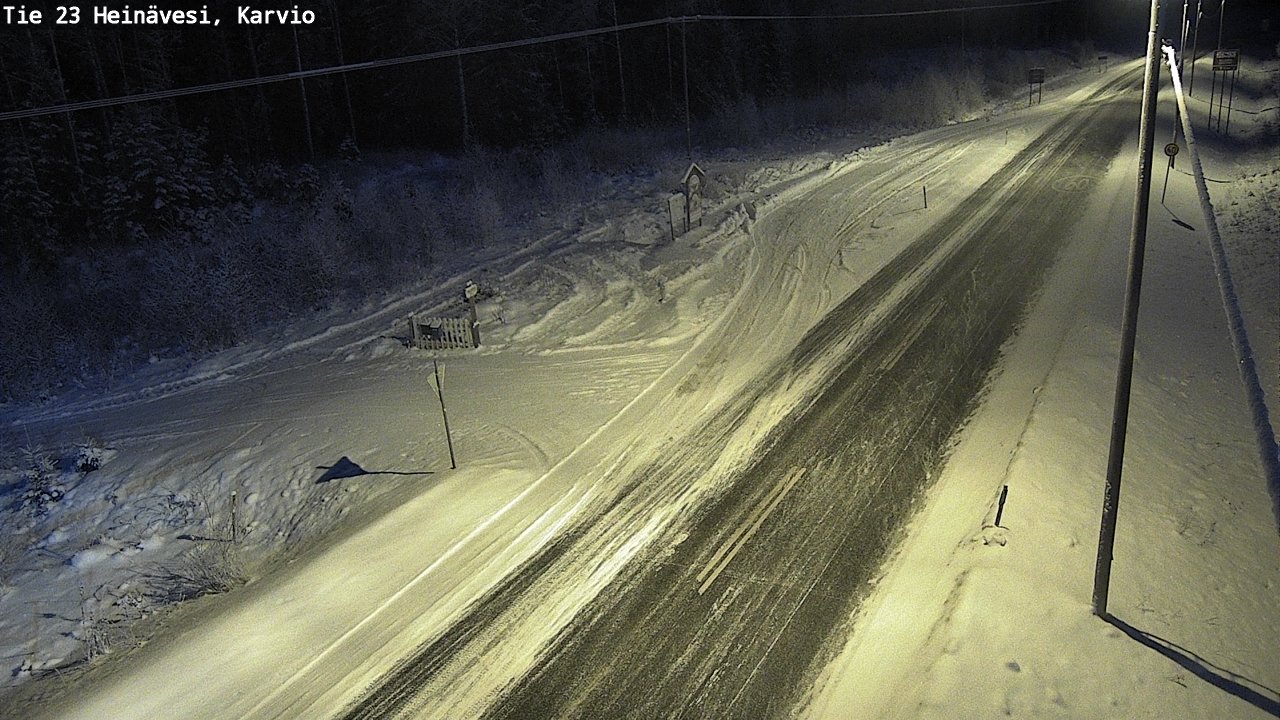 Kelikamerat Kuva Tie 23 Heinävesi, Karvio, Heinävesi, Pohjois-Karjala