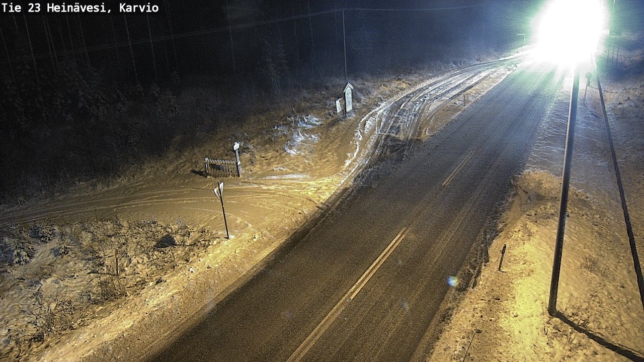 Weather Camera Image Road 23 Heinävesi, Karvio, Heinävesi, Pohjois-Karjala
