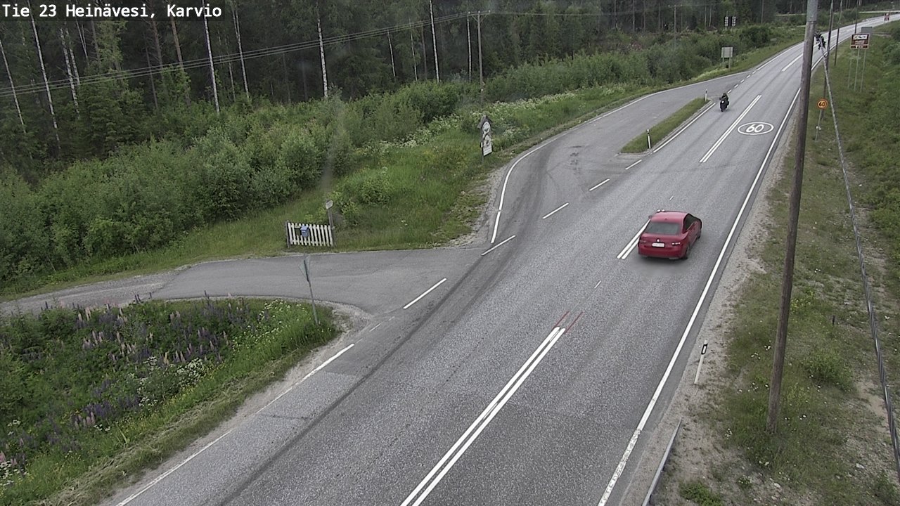 Kelikamerat Kuva Tie 23 Heinävesi, Karvio, Heinävesi, Pohjois-Karjala