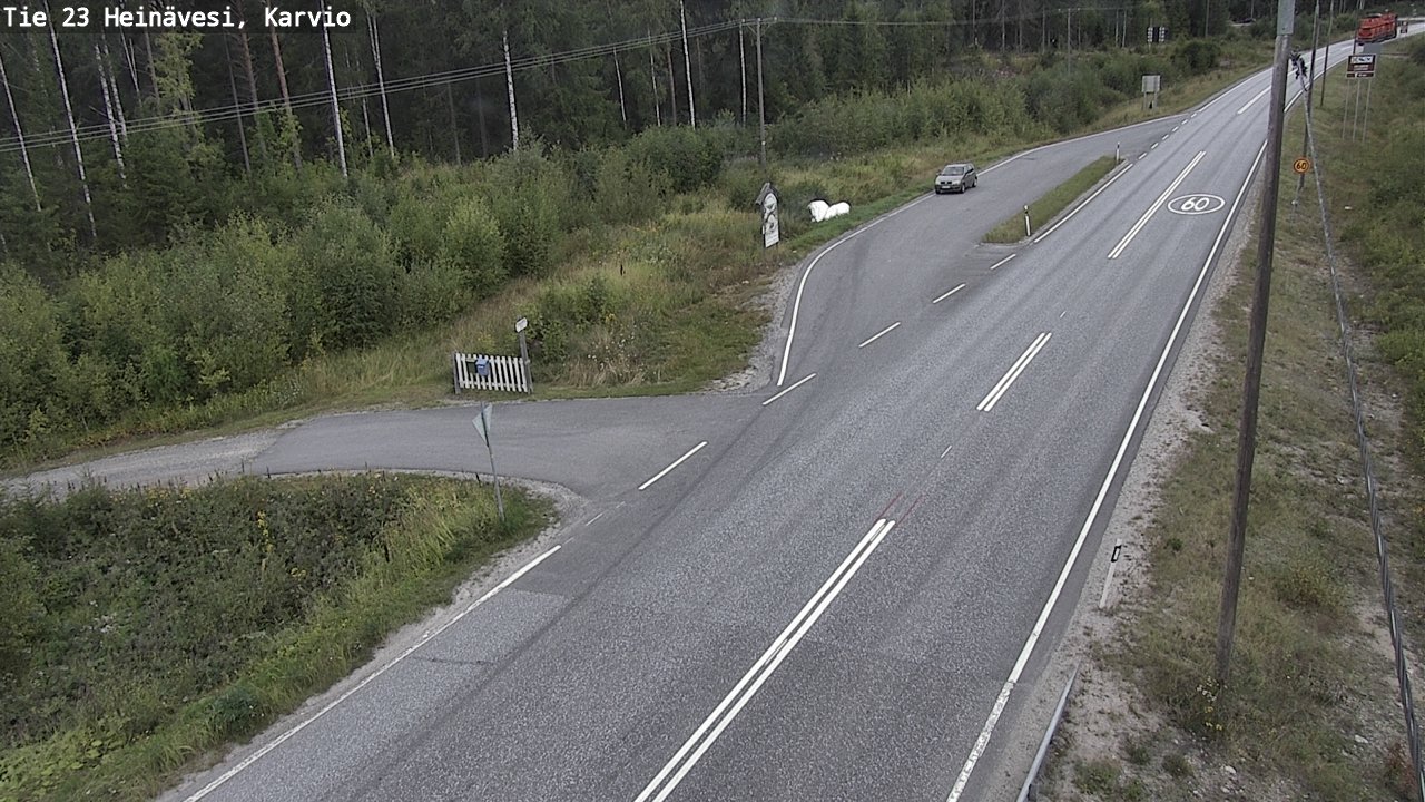Weather Camera Image Road 23 Heinävesi, Karvio, Heinävesi, Pohjois-Karjala