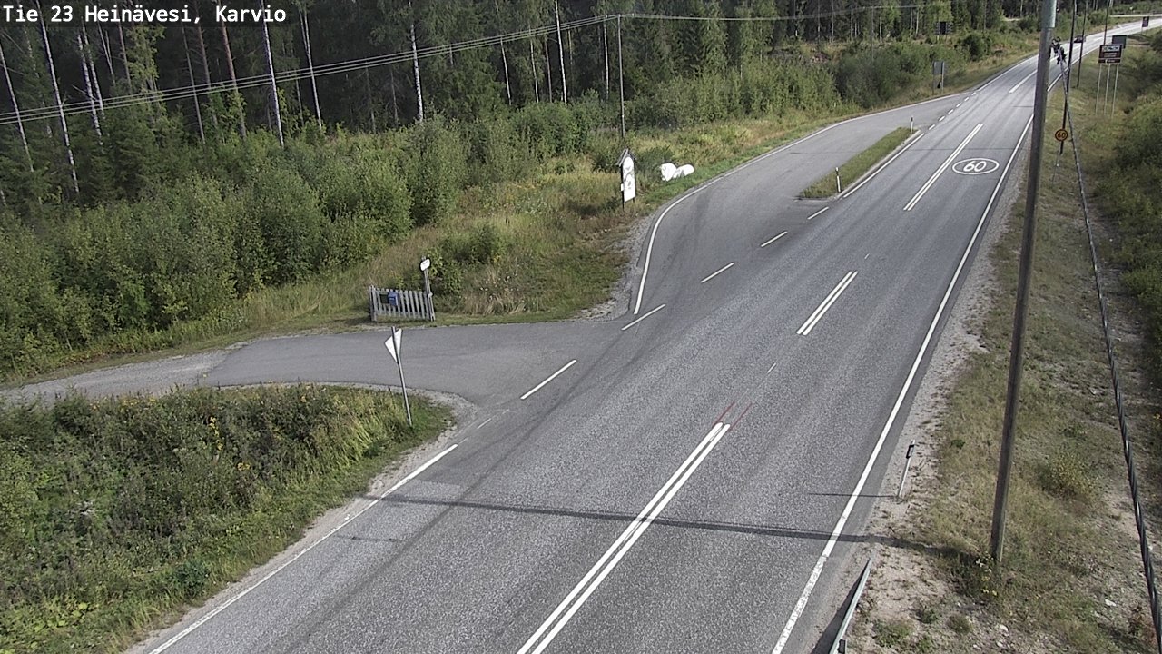 Kelikamerat Kuva Tie 23 Heinävesi, Karvio, Heinävesi, Pohjois-Karjala