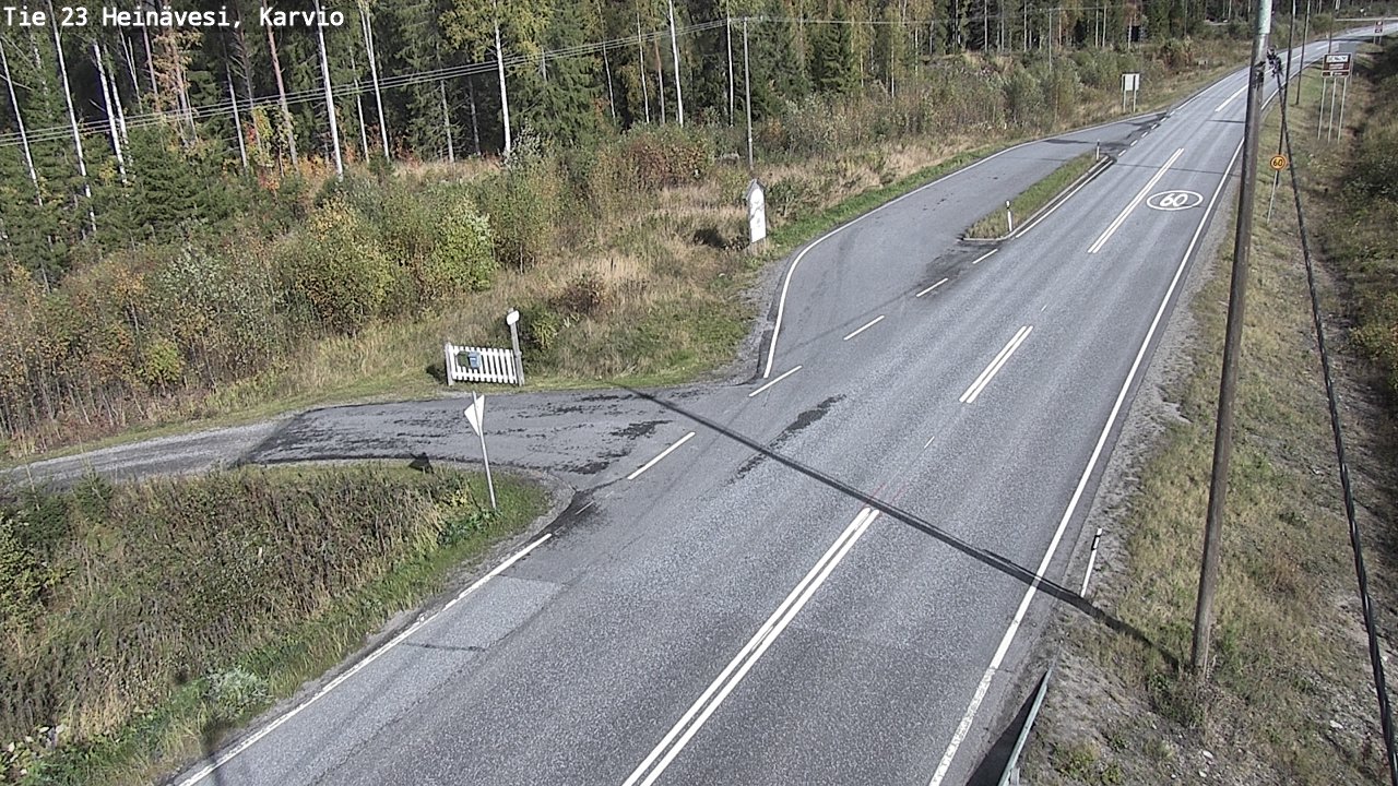 Kelikamerat Kuva Tie 23 Heinävesi, Karvio, Heinävesi, Pohjois-Karjala