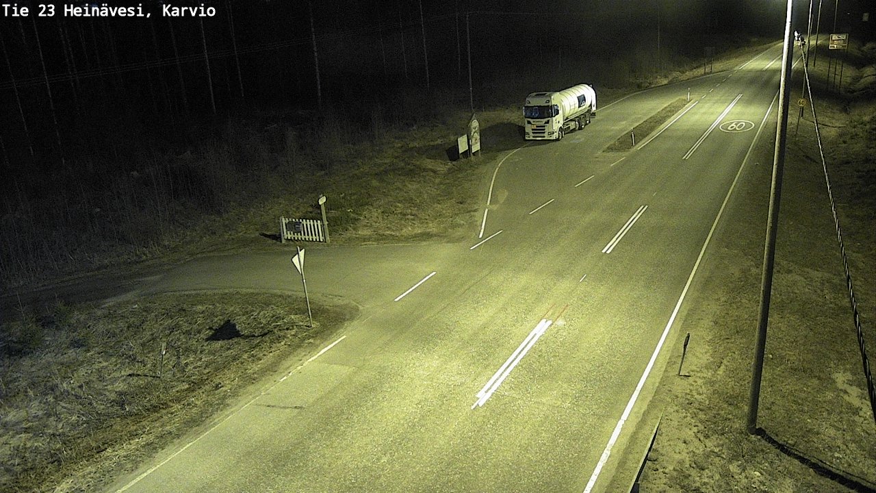 Weather Camera Image Road 23 Heinävesi, Karvio, Heinävesi, Pohjois-Karjala