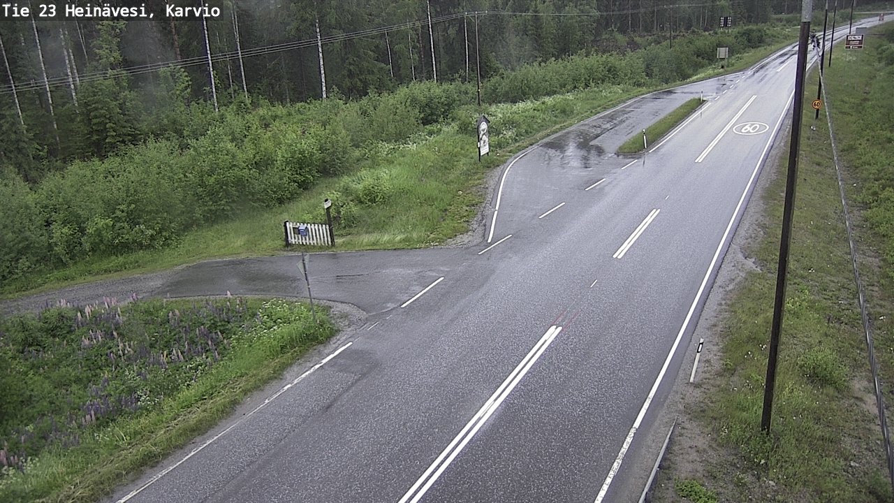 Kelikamerat Kuva Tie 23 Heinävesi, Karvio, Heinävesi, Pohjois-Karjala