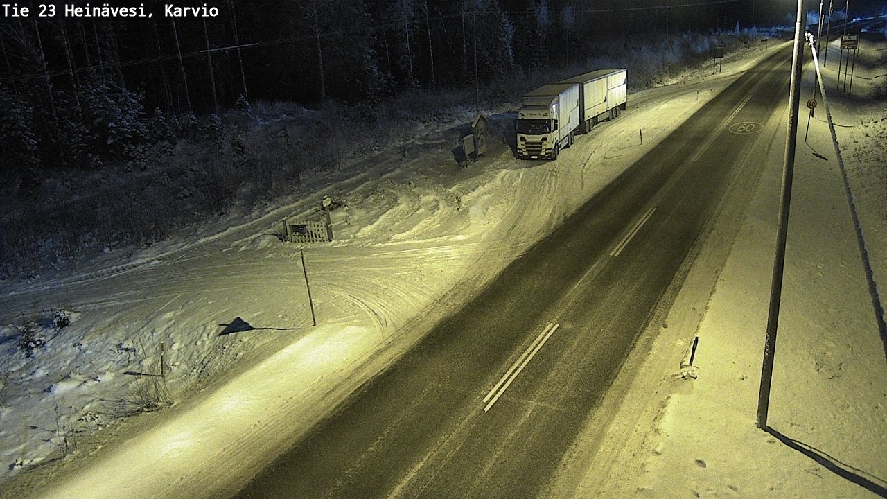 Kelikamerat Kuva Tie 23 Heinävesi, Karvio, Heinävesi, Pohjois-Karjala