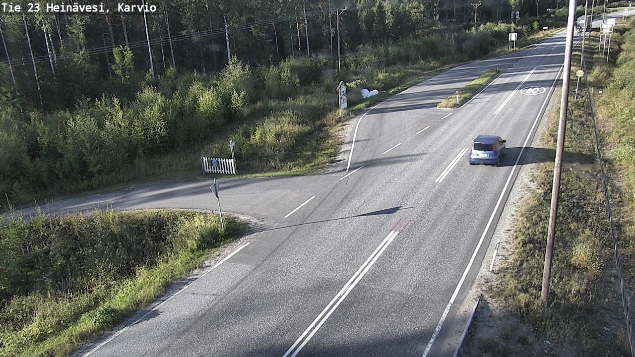 Kelikamerat Kuva Tie 23 Heinävesi, Karvio, Heinävesi, Pohjois-Karjala