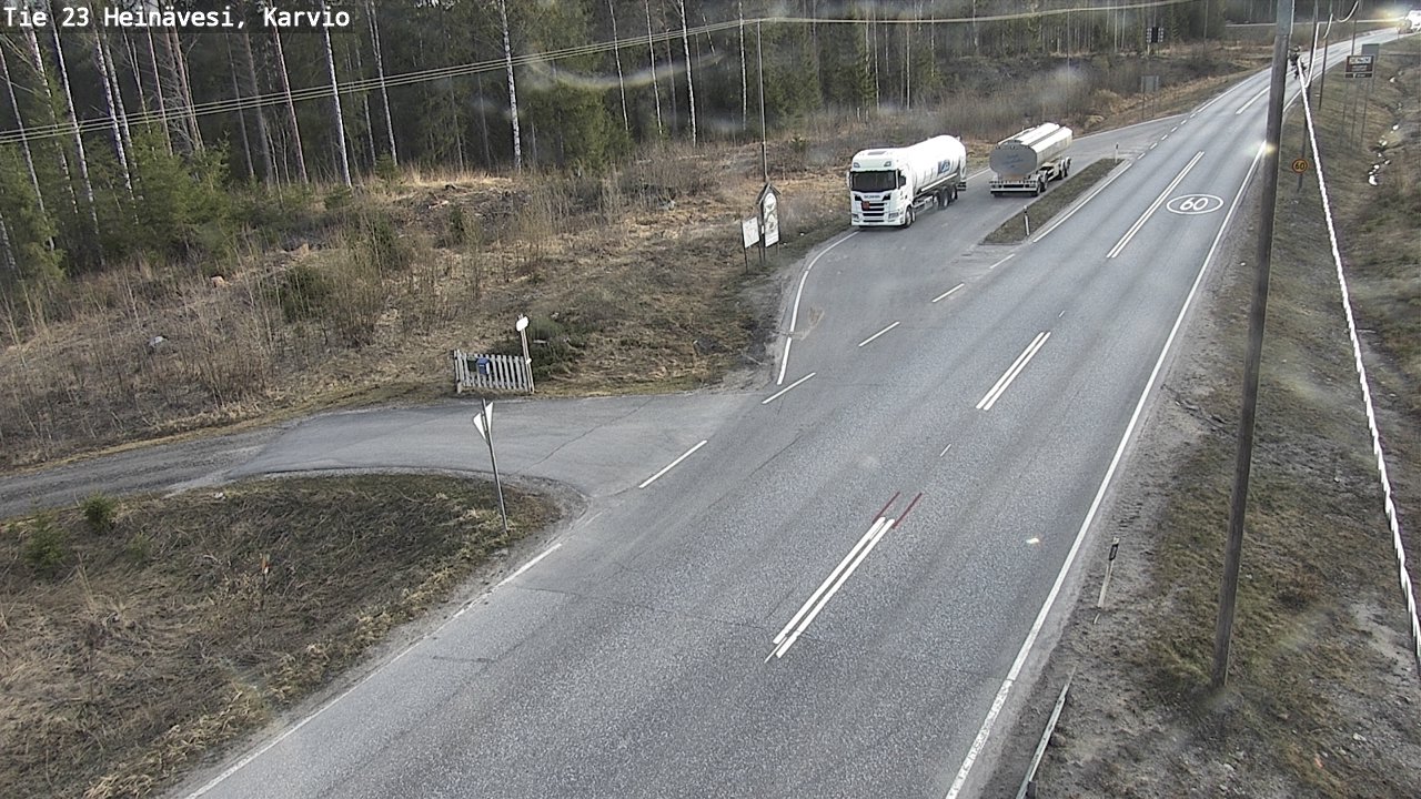 Kelikamerat Kuva Tie 23 Heinävesi, Karvio, Heinävesi, Pohjois-Karjala