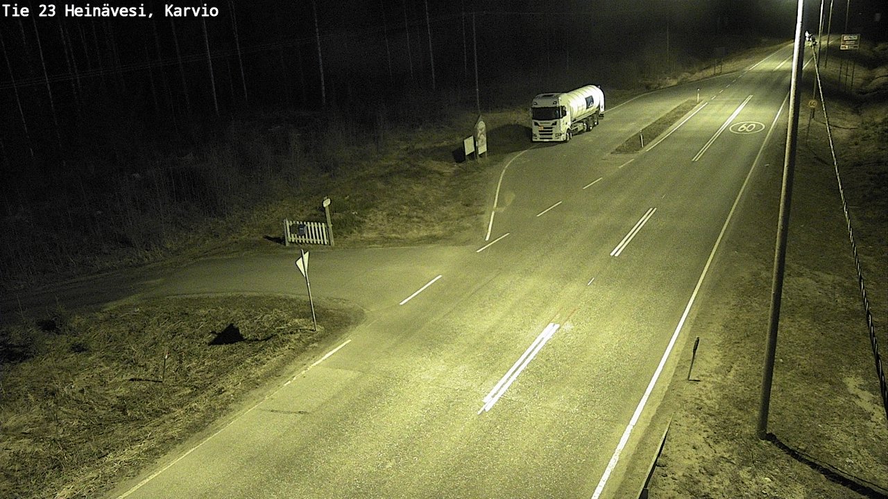 Weather Camera Image Road 23 Heinävesi, Karvio, Heinävesi, Pohjois-Karjala