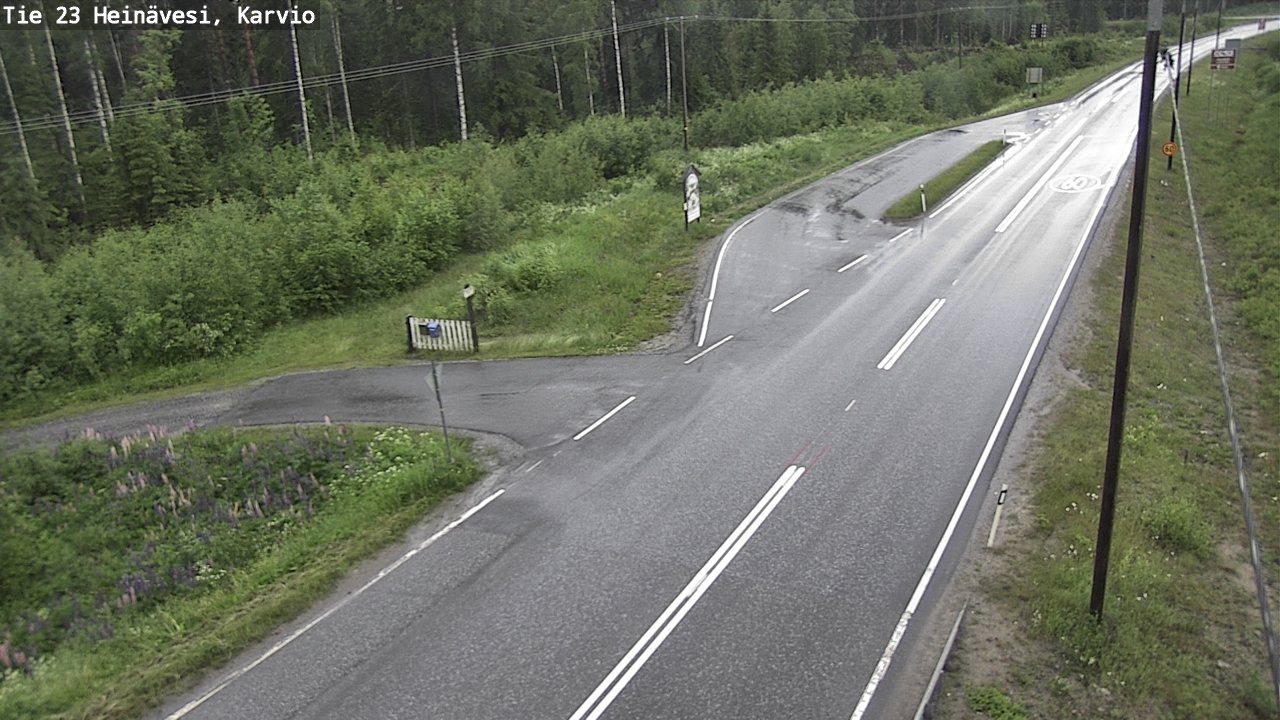 Kelikamerat Kuva Tie 23 Heinävesi, Karvio, Heinävesi, Pohjois-Karjala