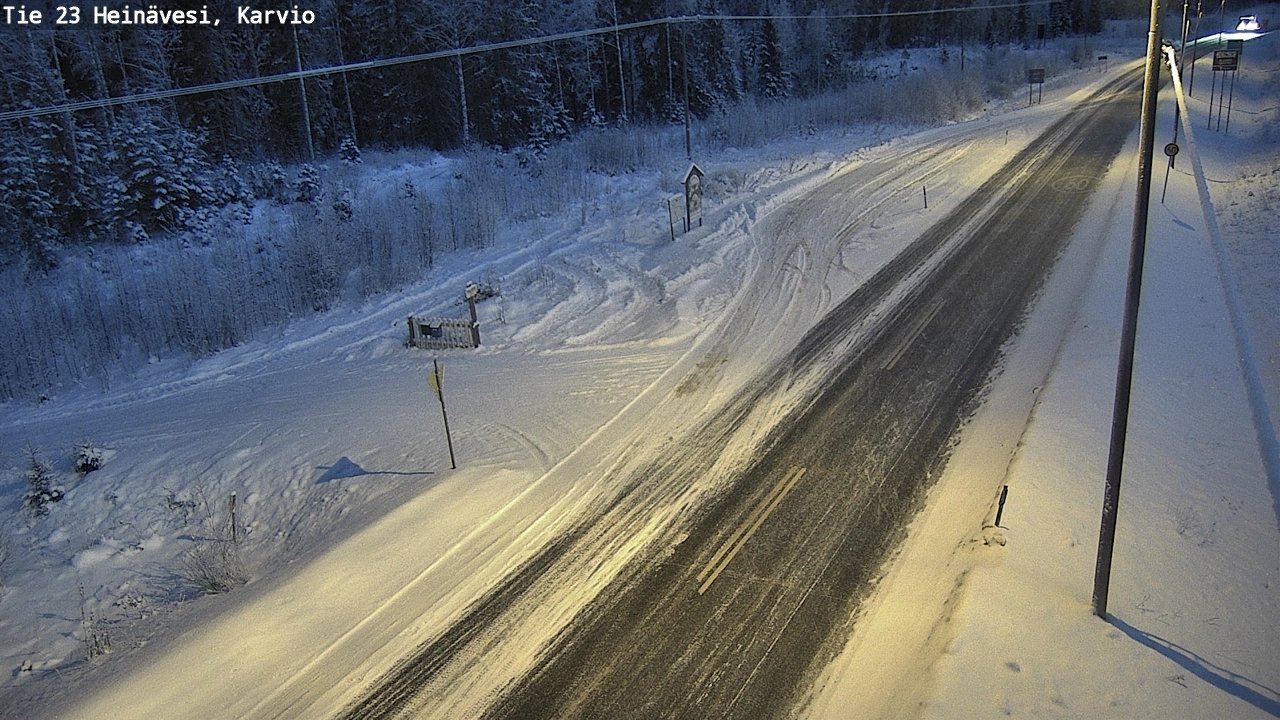 Kelikamerat Kuva Tie 23 Heinävesi, Karvio, Heinävesi, Pohjois-Karjala