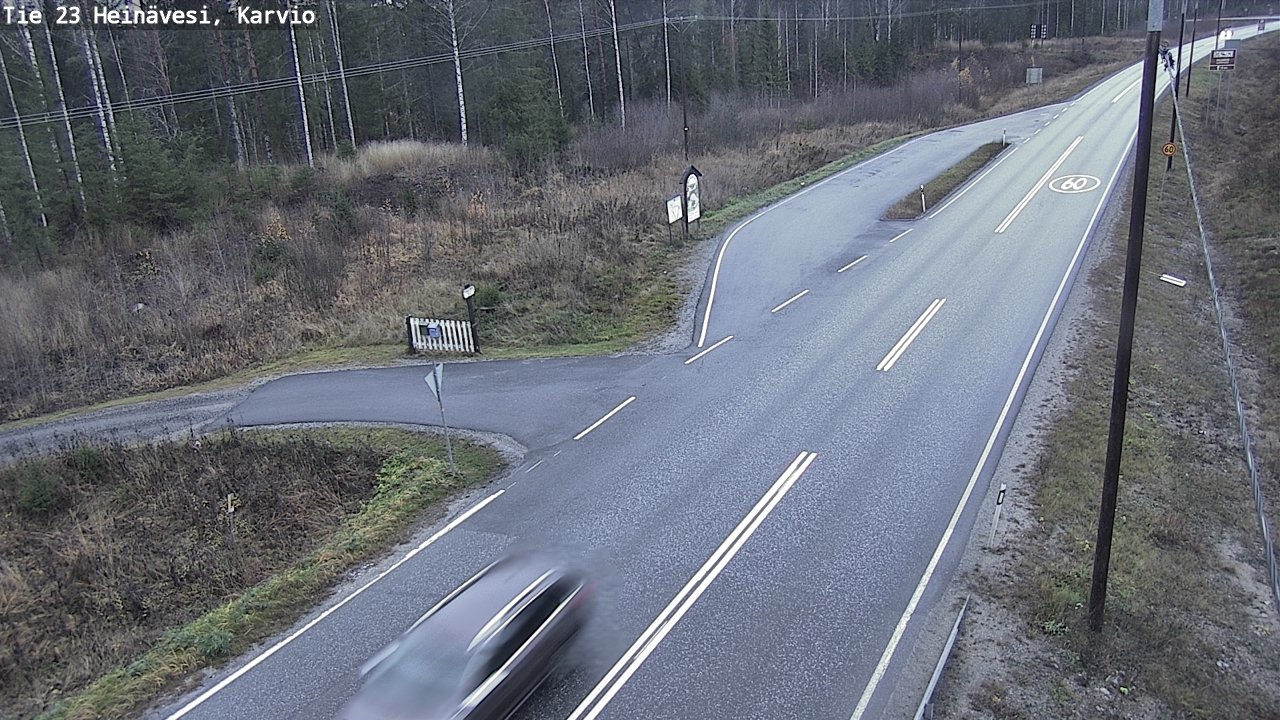 Kelikamerat Kuva Tie 23 Heinävesi, Karvio, Heinävesi, Pohjois-Karjala