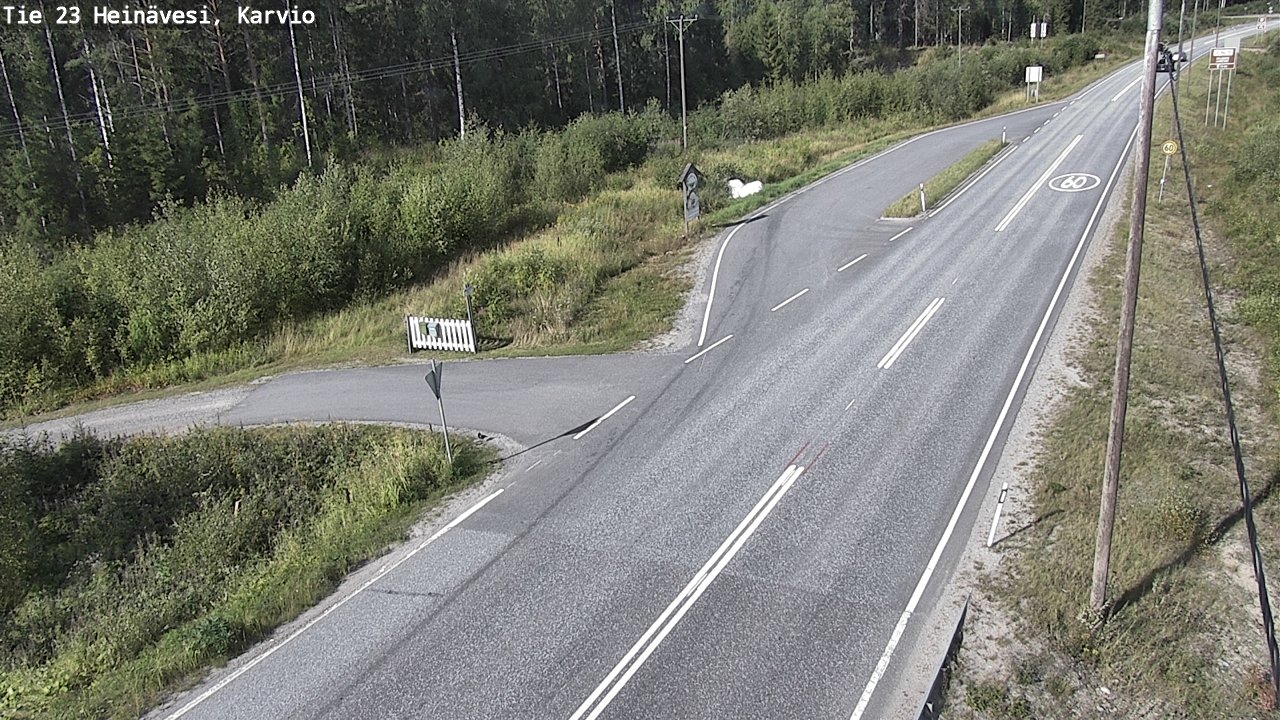 Kelikamerat Kuva Tie 23 Heinävesi, Karvio, Heinävesi, Pohjois-Karjala