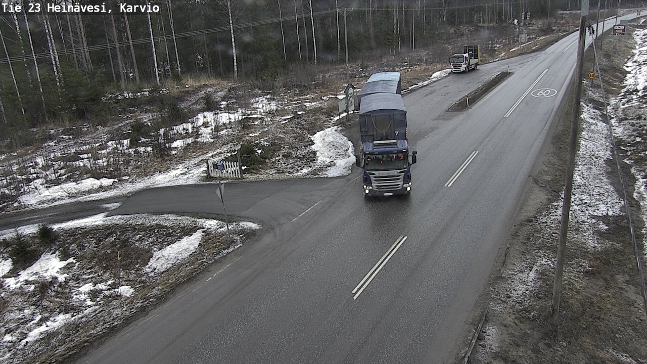 Kelikamerat Kuva Tie 23 Heinävesi, Karvio, Heinävesi, Pohjois-Karjala