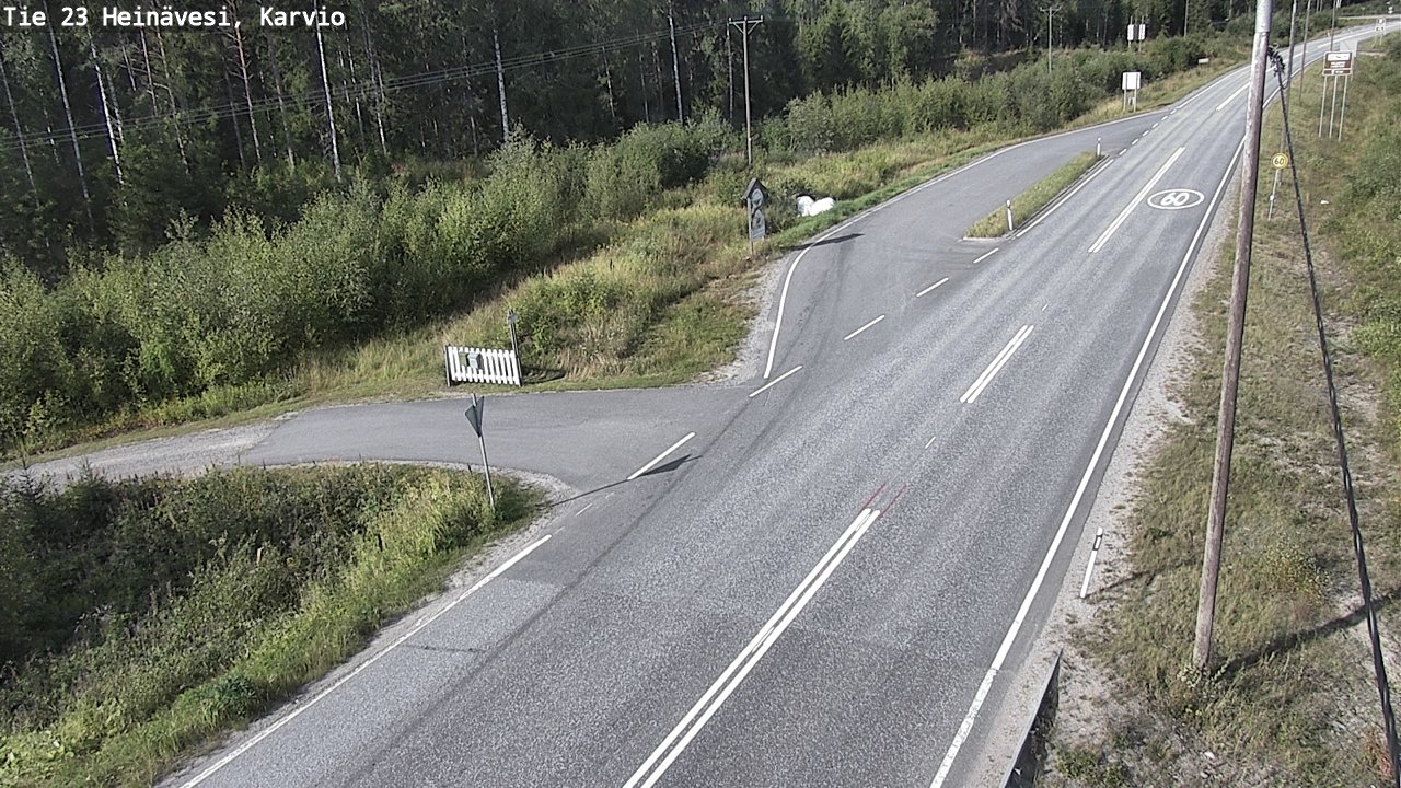 Kelikamerat Kuva Tie 23 Heinävesi, Karvio, Heinävesi, Pohjois-Karjala