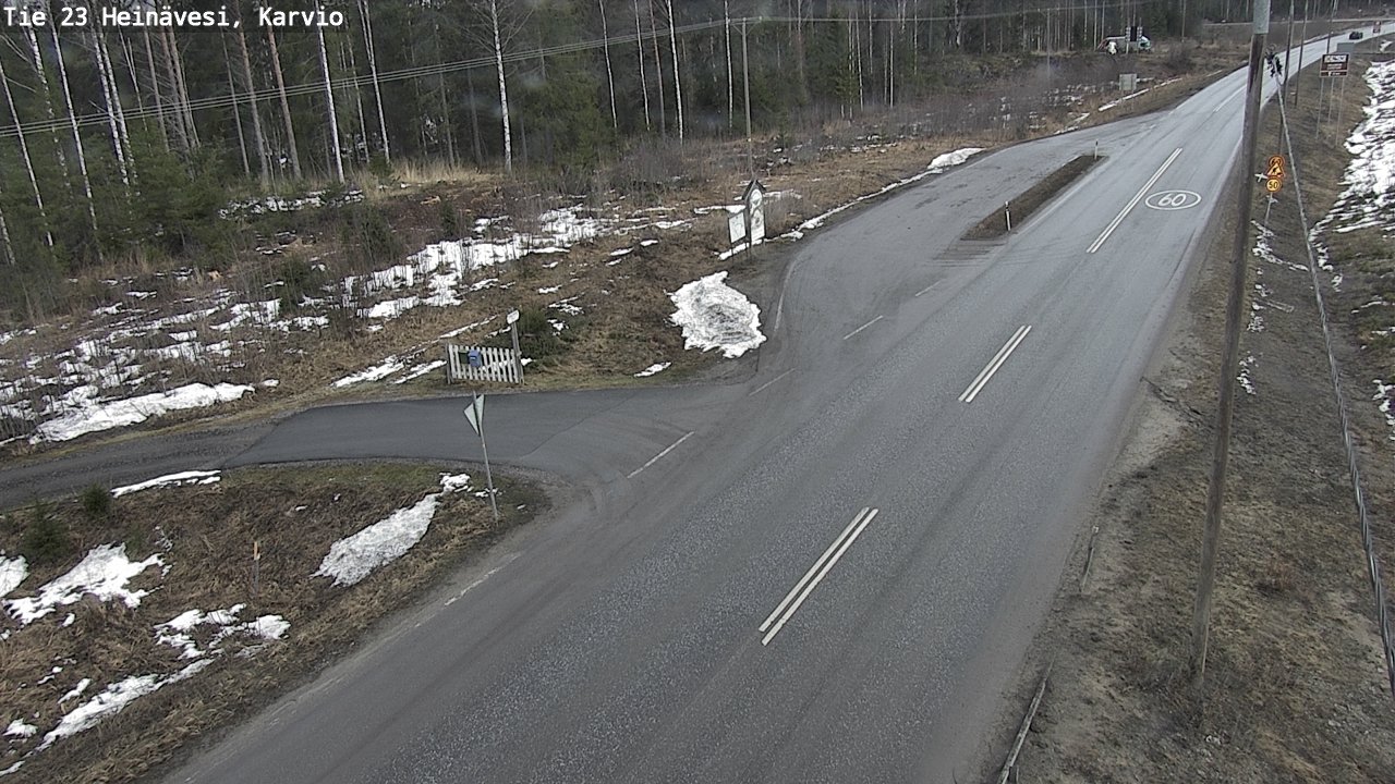 Kelikamerat Kuva Tie 23 Heinävesi, Karvio, Heinävesi, Pohjois-Karjala