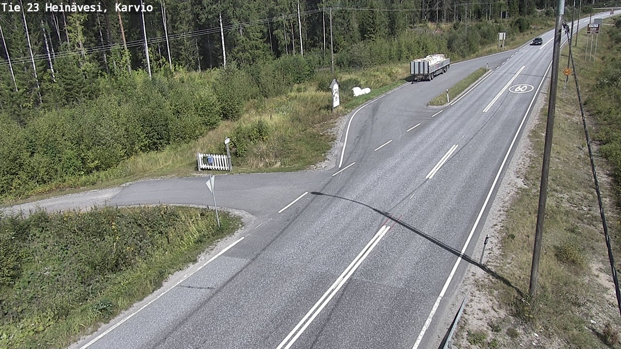 Kelikamerat Kuva Tie 23 Heinävesi, Karvio, Heinävesi, Pohjois-Karjala