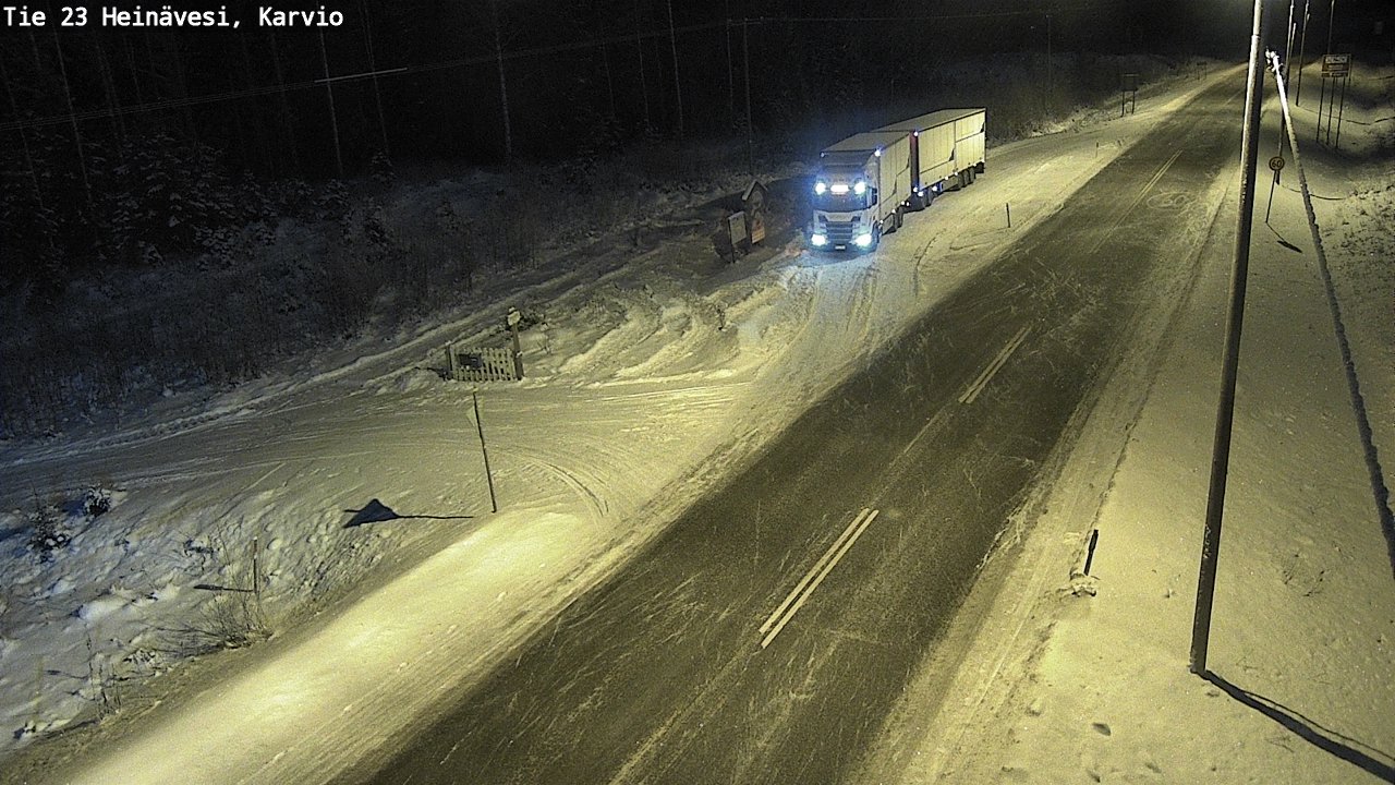 Kelikamerat Kuva Tie 23 Heinävesi, Karvio, Heinävesi, Pohjois-Karjala