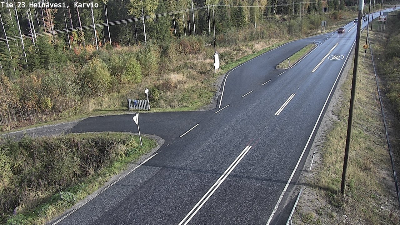 Kelikamerat Kuva Tie 23 Heinävesi, Karvio, Heinävesi, Pohjois-Karjala