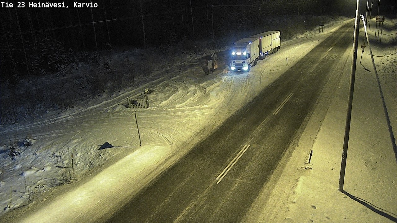 Kelikamerat Kuva Tie 23 Heinävesi, Karvio, Heinävesi, Pohjois-Karjala