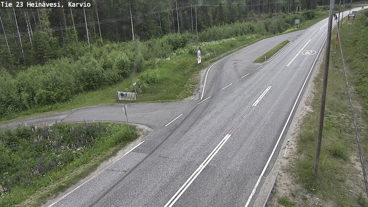 Kelikamerat Kuva Tie 23 Heinävesi, Karvio, Heinävesi, Pohjois-Karjala