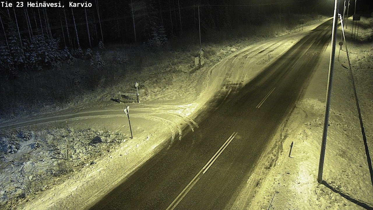 Weather Camera Image Road 23 Heinävesi, Karvio, Heinävesi, Pohjois-Karjala