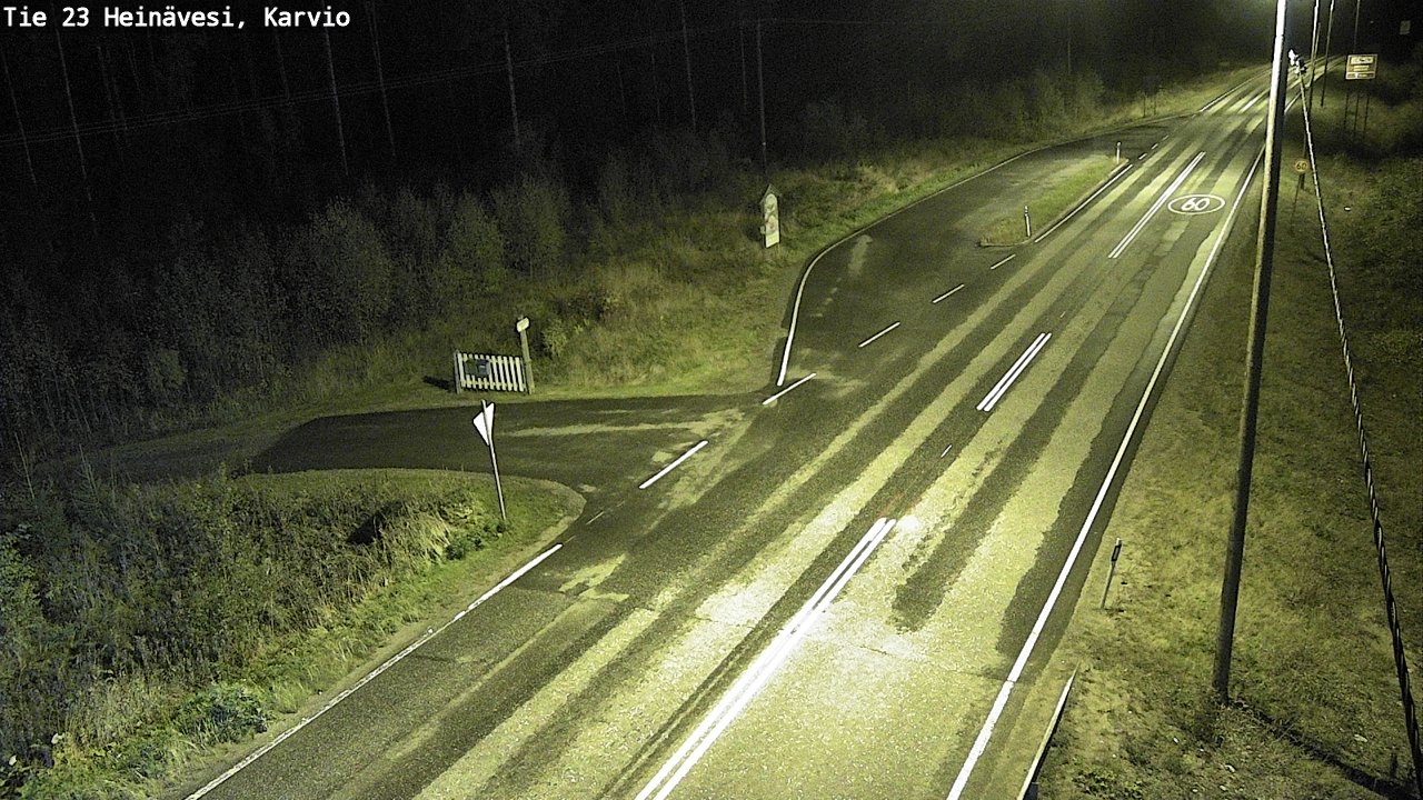 Weather Camera Image Road 23 Heinävesi, Karvio, Heinävesi, Pohjois-Karjala