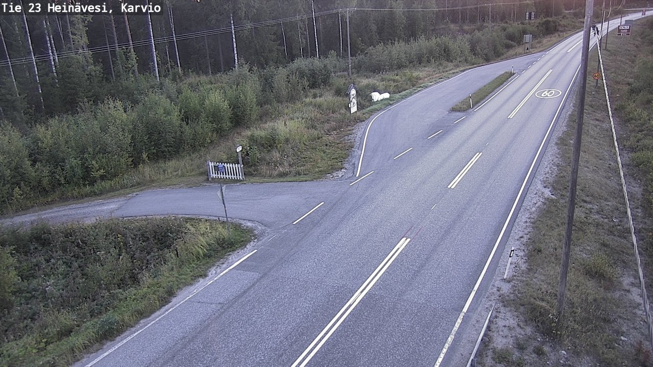 Kelikamerat Kuva Tie 23 Heinävesi, Karvio, Heinävesi, Pohjois-Karjala