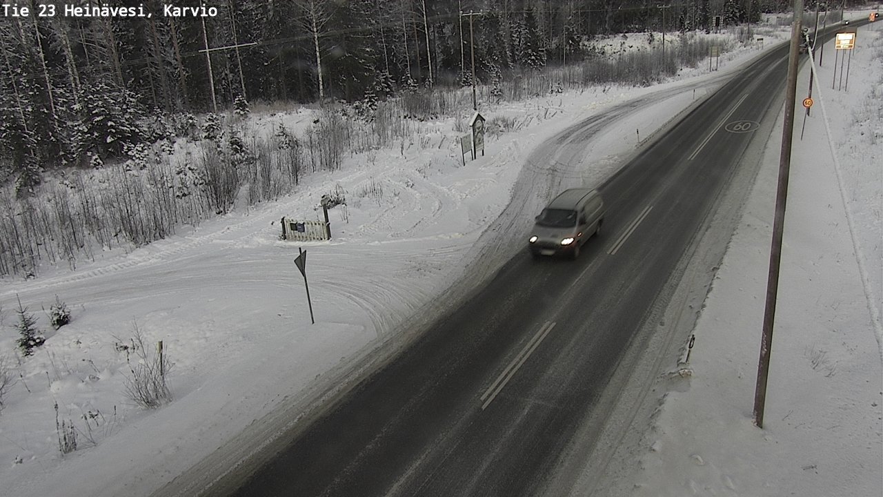 Kelikamerat Kuva Tie 23 Heinävesi, Karvio, Heinävesi, Pohjois-Karjala