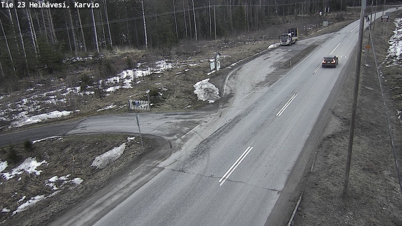 Kelikamerat Kuva Tie 23 Heinävesi, Karvio, Heinävesi, Pohjois-Karjala