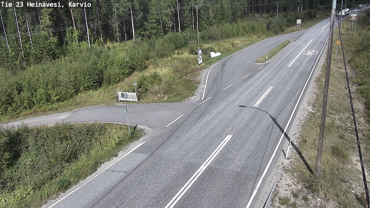 Kelikamerat Kuva Tie 23 Heinävesi, Karvio, Heinävesi, Pohjois-Karjala