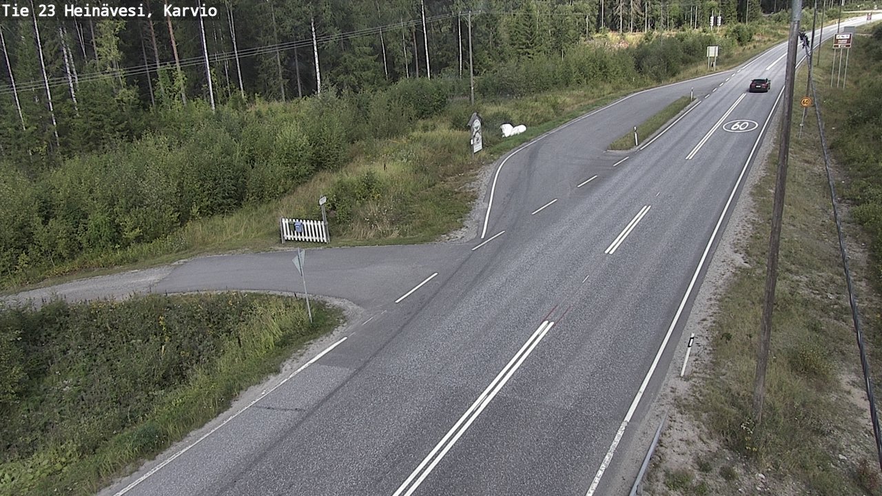 Kelikamerat Kuva Tie 23 Heinävesi, Karvio, Heinävesi, Pohjois-Karjala