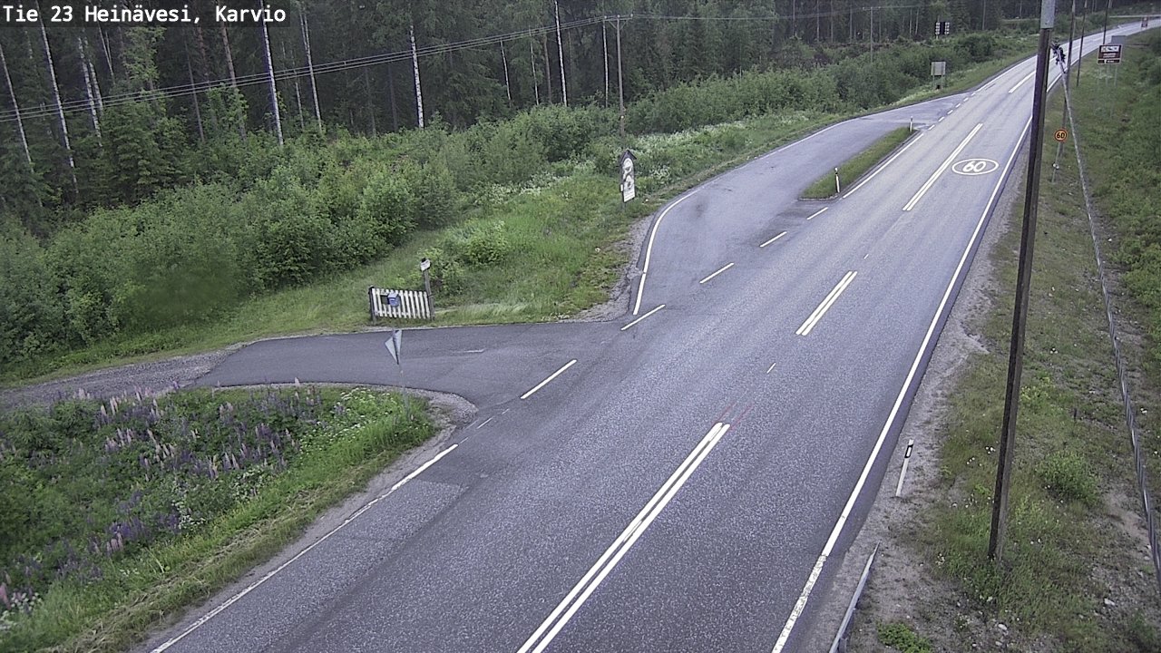 Kelikamerat Kuva Tie 23 Heinävesi, Karvio, Heinävesi, Pohjois-Karjala