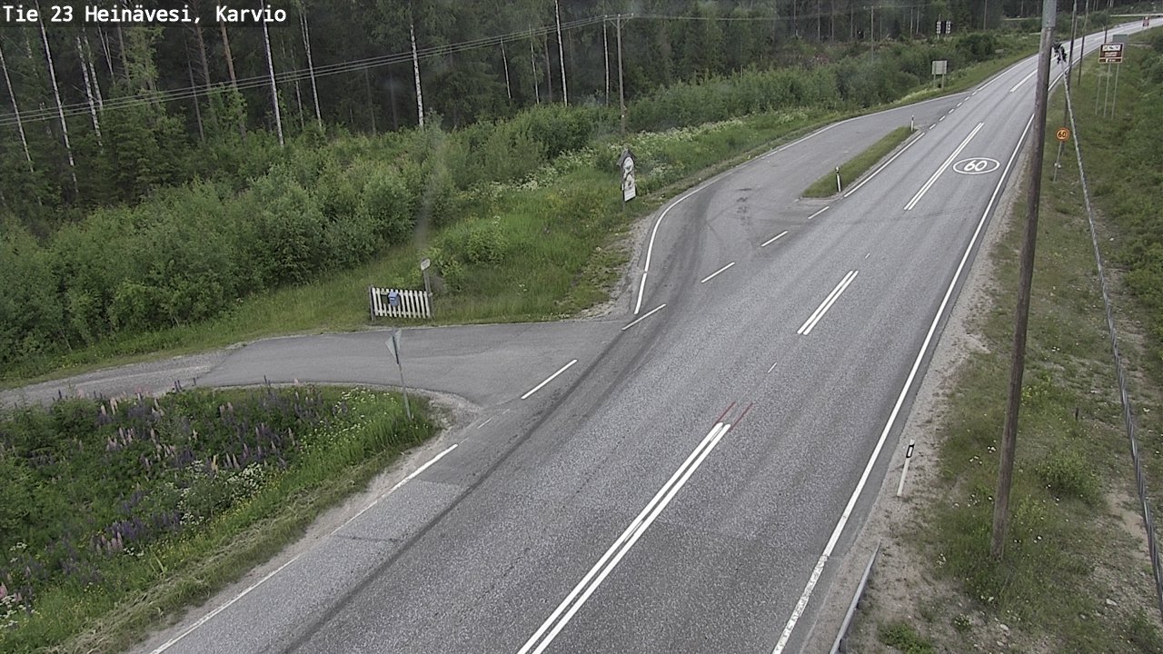 Kelikamerat Kuva Tie 23 Heinävesi, Karvio, Heinävesi, Pohjois-Karjala
