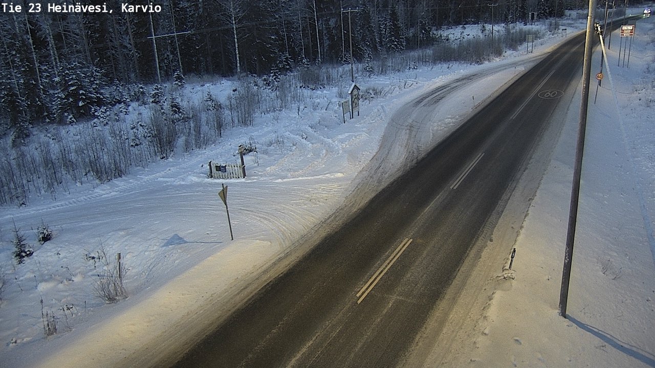 Kelikamerat Kuva Tie 23 Heinävesi, Karvio, Heinävesi, Pohjois-Karjala