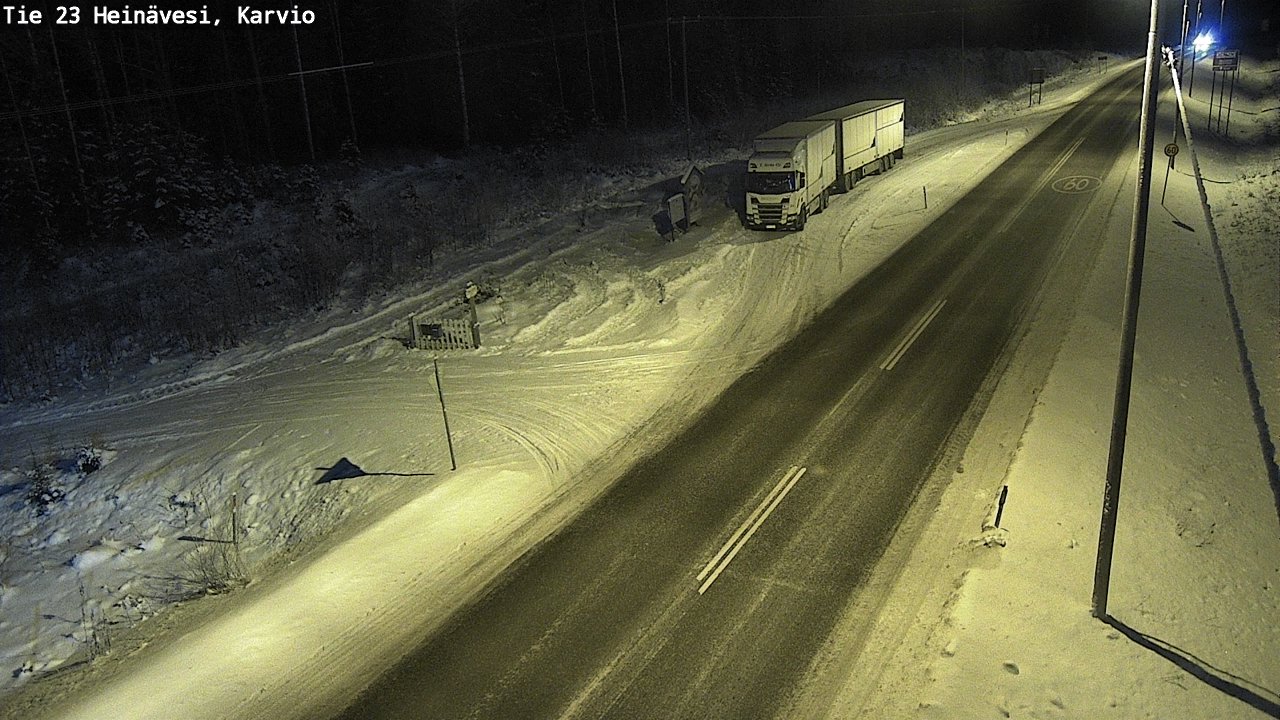 Kelikamerat Kuva Tie 23 Heinävesi, Karvio, Heinävesi, Pohjois-Karjala