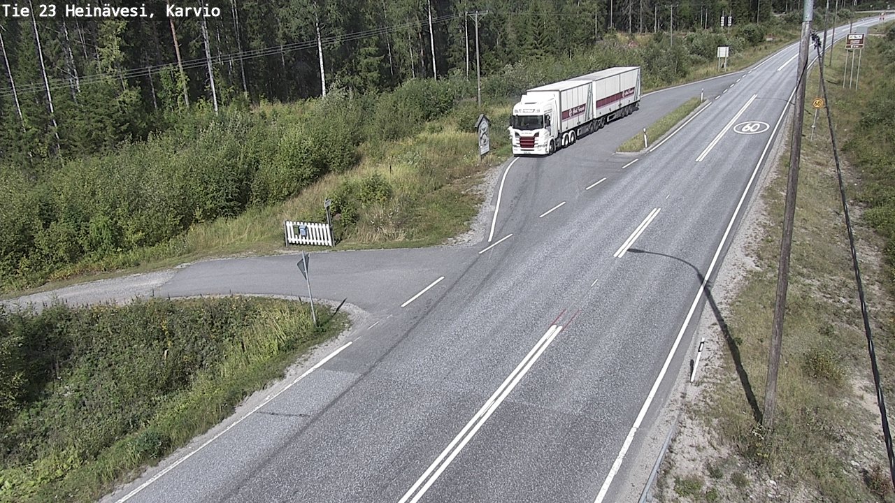 Kelikamerat Kuva Tie 23 Heinävesi, Karvio, Heinävesi, Pohjois-Karjala