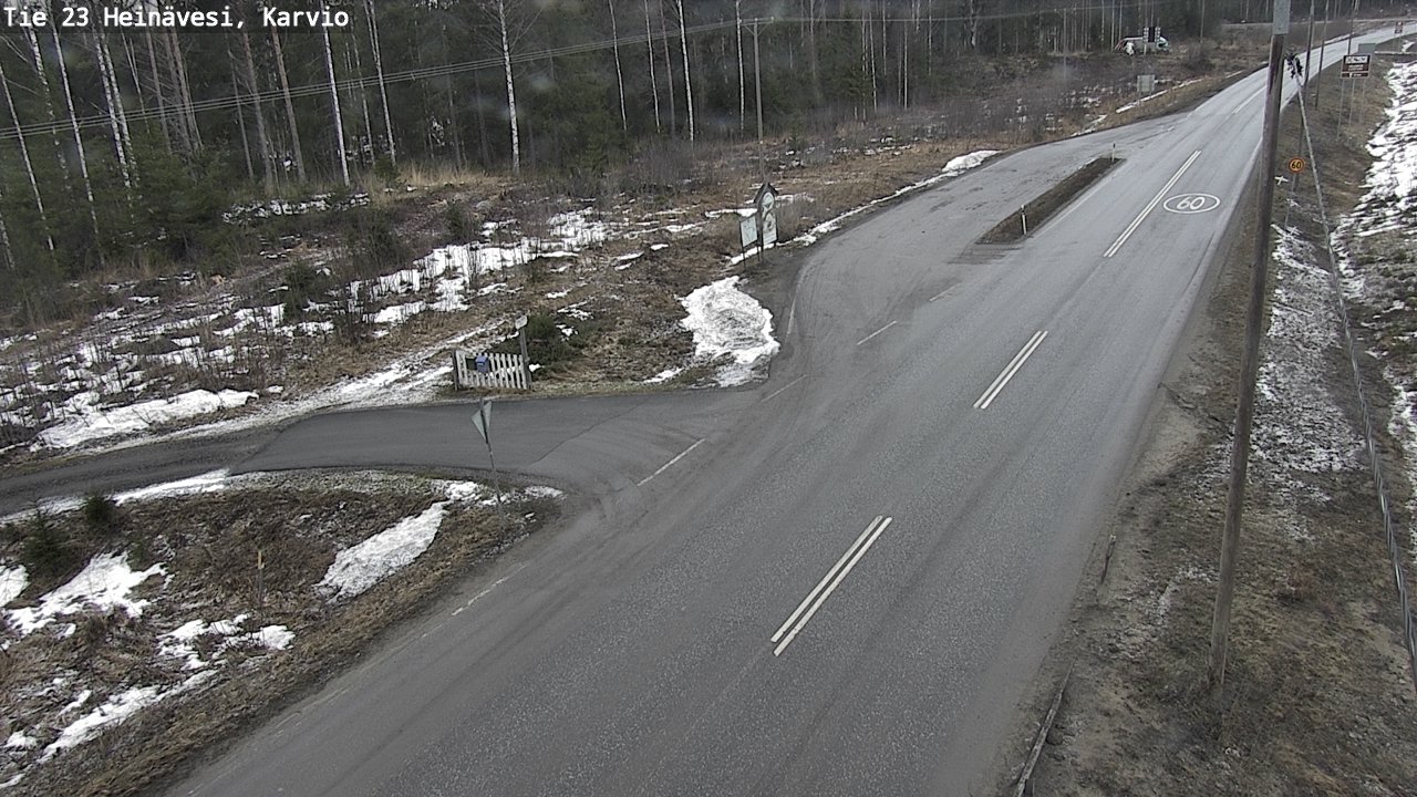 Kelikamerat Kuva Tie 23 Heinävesi, Karvio, Heinävesi, Pohjois-Karjala