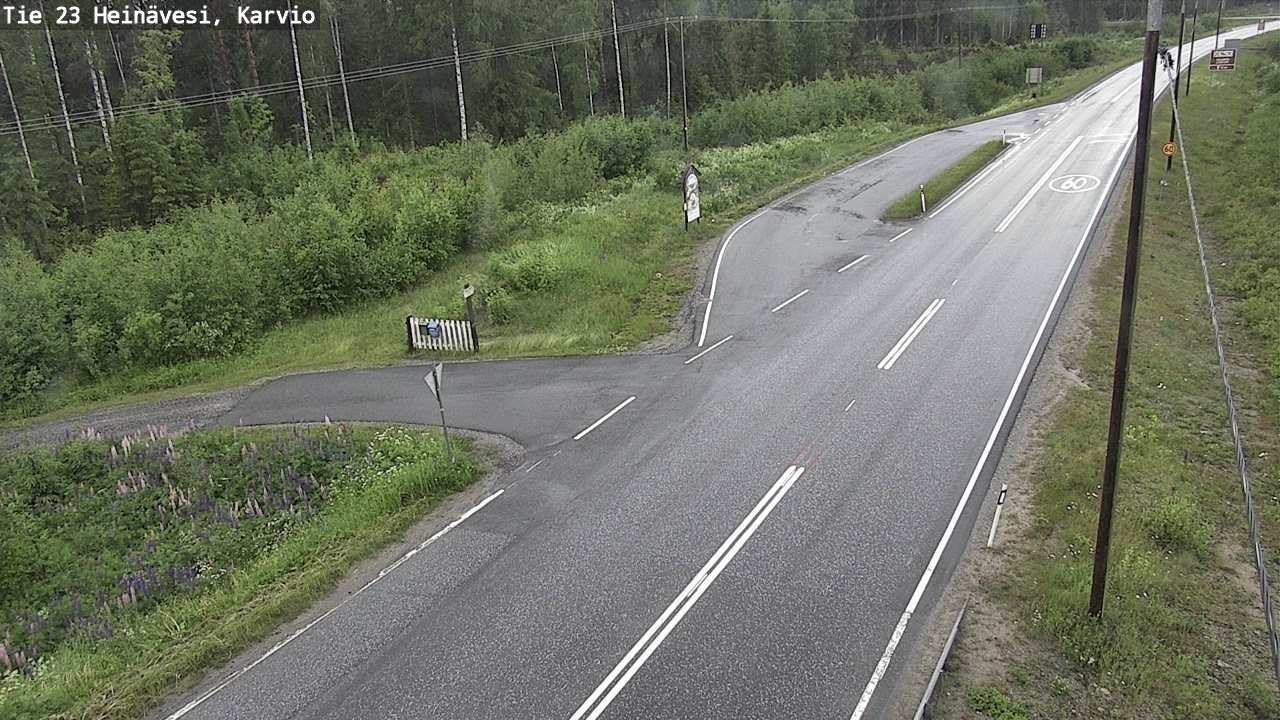 Kelikamerat Kuva Tie 23 Heinävesi, Karvio, Heinävesi, Pohjois-Karjala