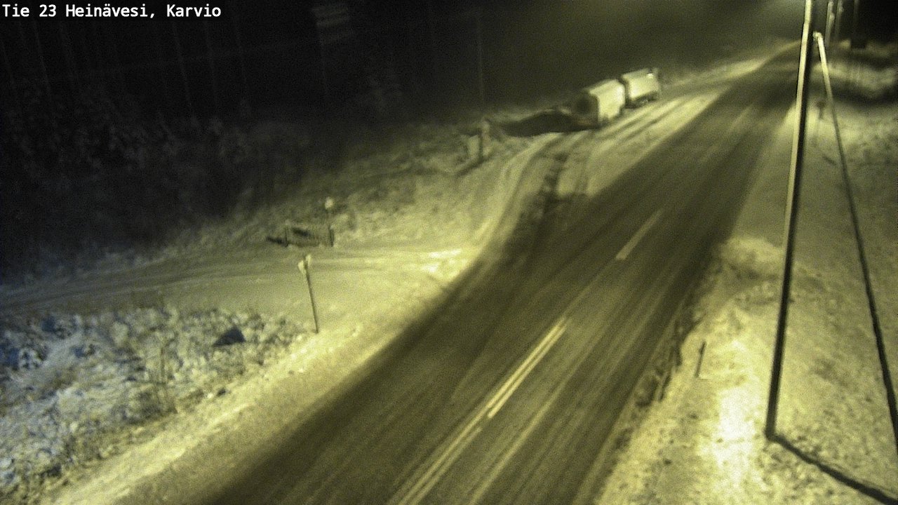 Weather Camera Image Road 23 Heinävesi, Karvio, Heinävesi, Pohjois-Karjala