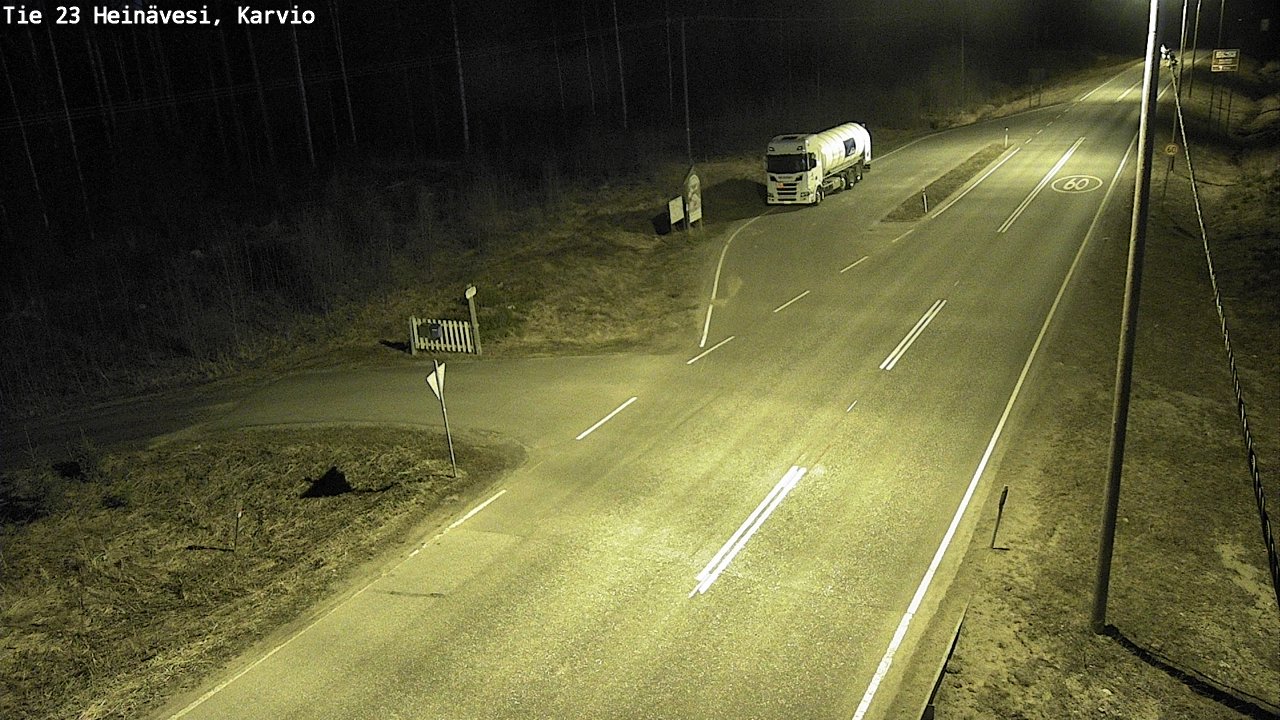 Weather Camera Image Road 23 Heinävesi, Karvio, Heinävesi, Pohjois-Karjala