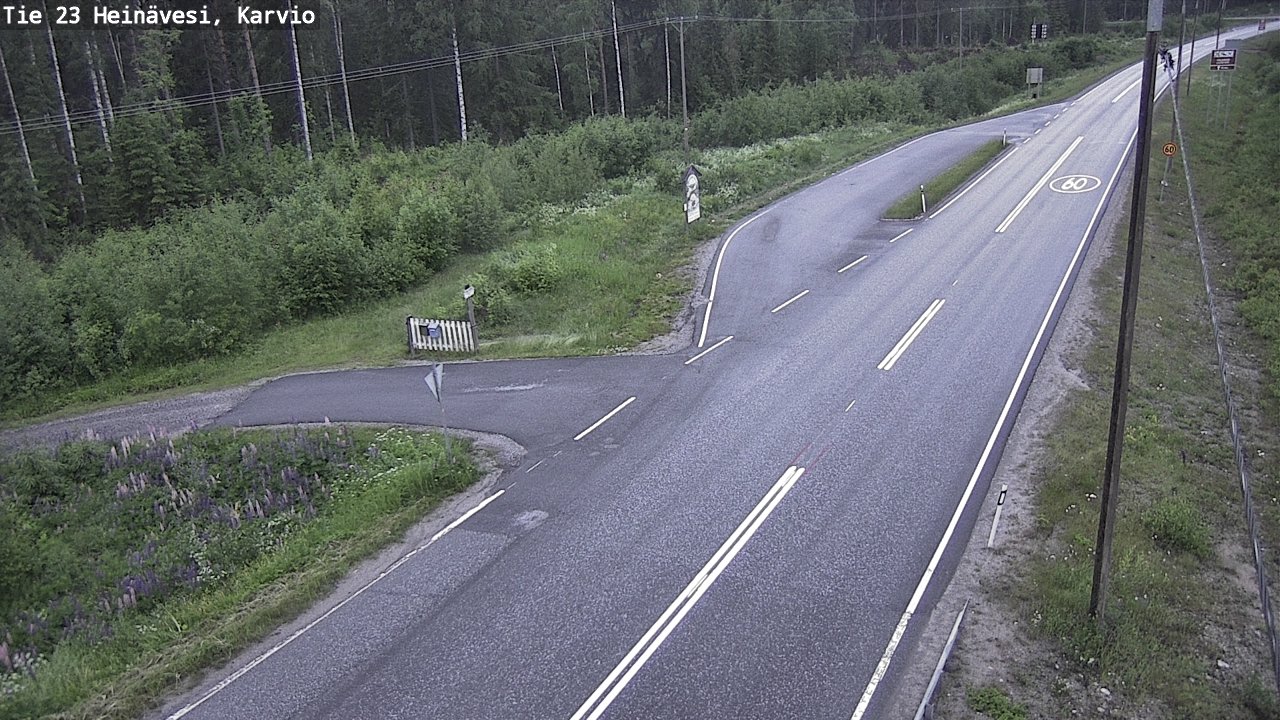Kelikamerat Kuva Tie 23 Heinävesi, Karvio, Heinävesi, Pohjois-Karjala