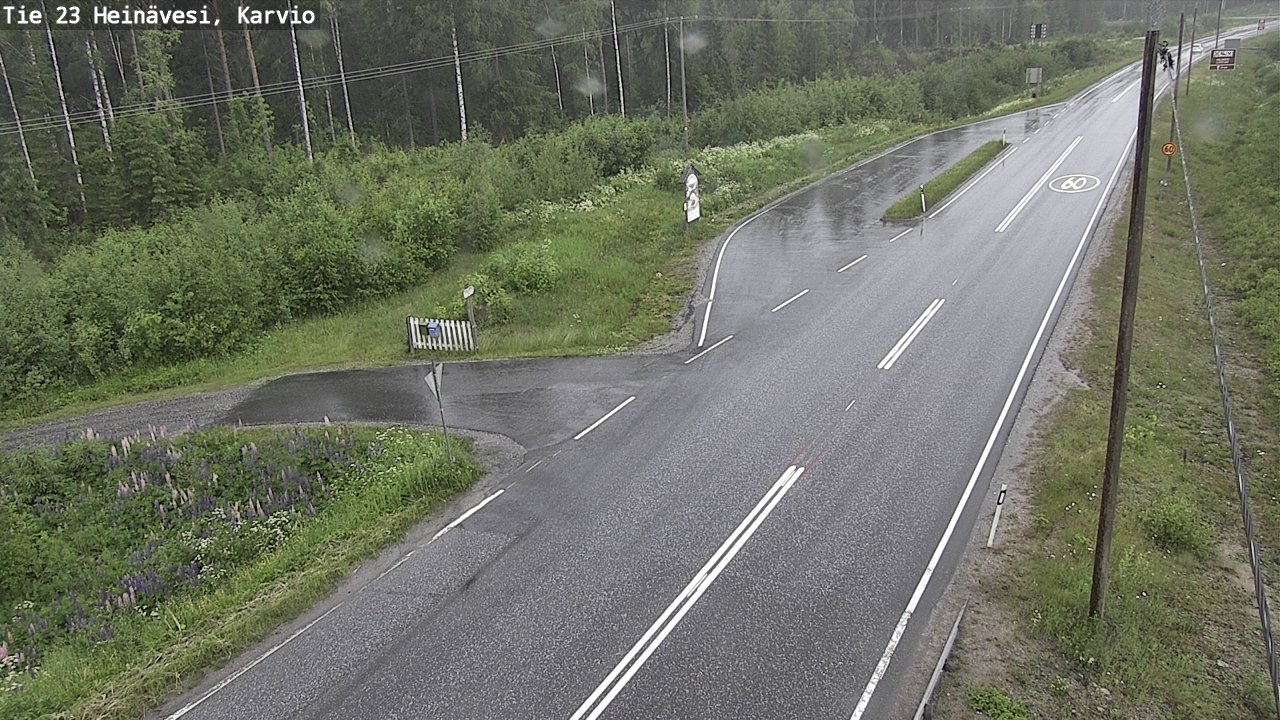 Kelikamerat Kuva Tie 23 Heinävesi, Karvio, Heinävesi, Pohjois-Karjala