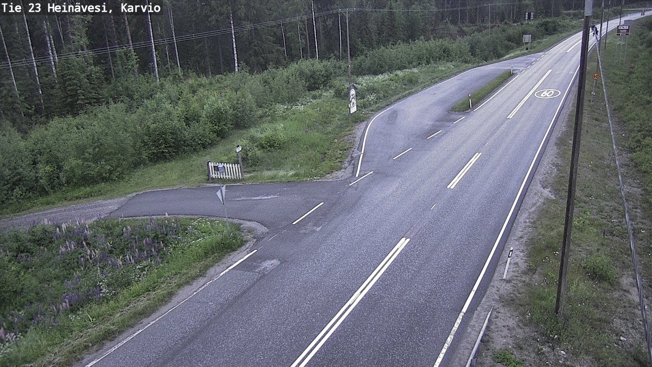 Kelikamerat Kuva Tie 23 Heinävesi, Karvio, Heinävesi, Pohjois-Karjala
