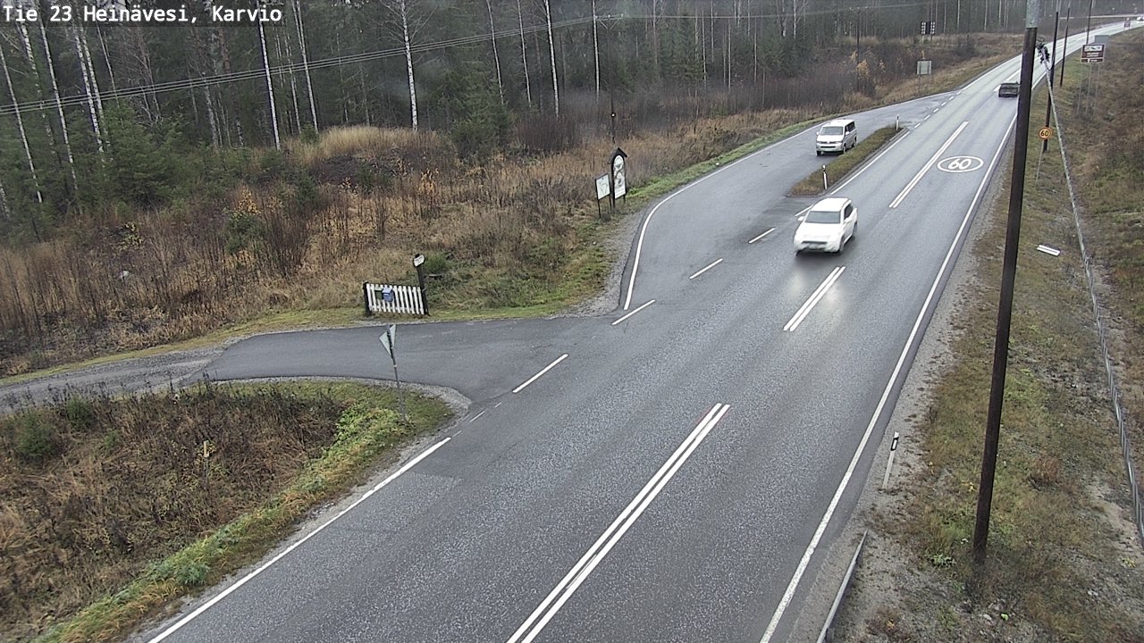 Kelikamerat Kuva Tie 23 Heinävesi, Karvio, Heinävesi, Pohjois-Karjala