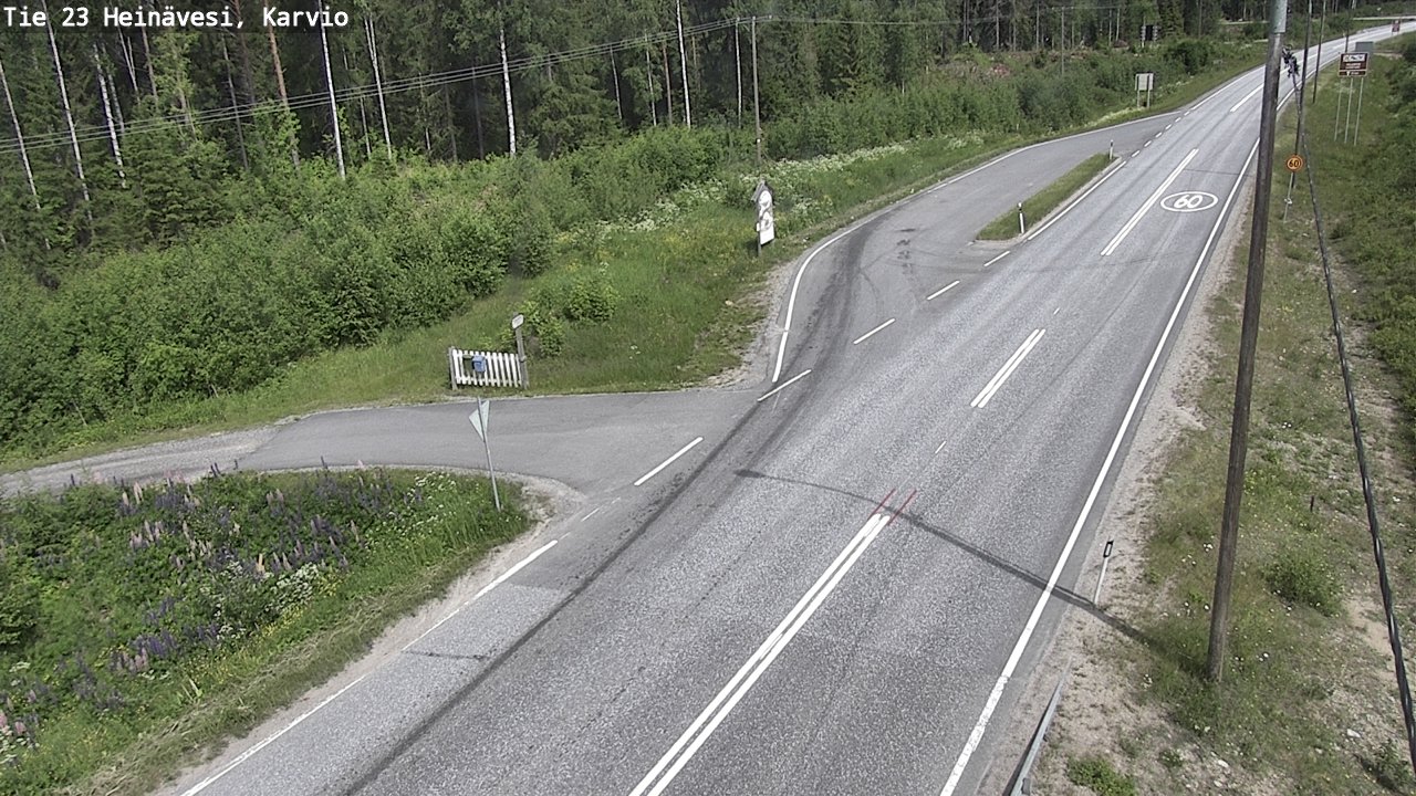 Kelikamerat Kuva Tie 23 Heinävesi, Karvio, Heinävesi, Pohjois-Karjala