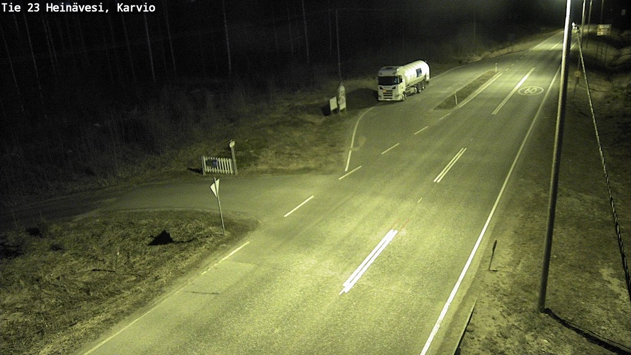 Weather Camera Image Road 23 Heinävesi, Karvio, Heinävesi, Pohjois-Karjala