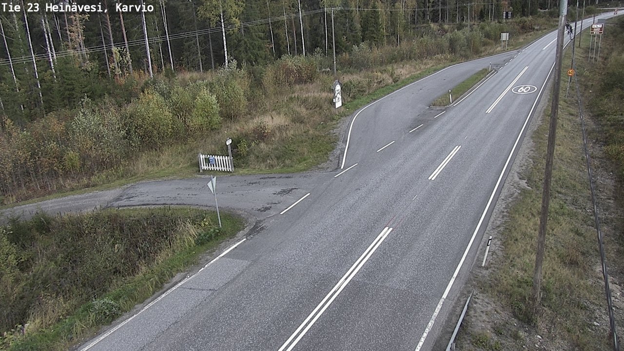 Kelikamerat Kuva Tie 23 Heinävesi, Karvio, Heinävesi, Pohjois-Karjala